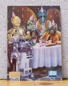 CARTA COLLEZIONABILE ORIGINALE STAR WARS GALAXY TRILOGY ART 1° GIORNO PRODUZIONE INSEGUIMENTO 289 - Foto 1 di 4