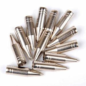 12pcs Silver Archery Field Tips Target Point Arrowhead Broadhead Arrow Hunting - Picture 1 of 5