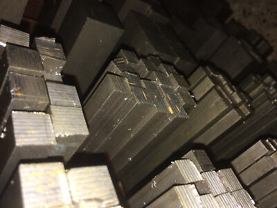 Bright Mild Steel Square Bar Rod Billet - 6mm To 50mm Square - Various Lengths • 8.73£