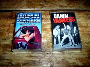 DAMN YANKEES / Ted Nugent, Tommy Shaw 2 CASSETTE sale: DON'T TREAD / SELF TITLED - Picture 1 of 2