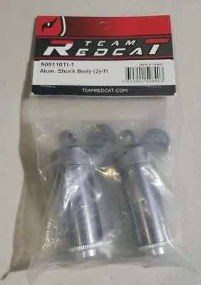 Team Redcat Racing Alum. Shock Body (2)-TI Official Car Parts - Image 1 of 2