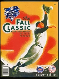 PROGRAM 2000 MLB World Series Official Mets vs Yankees Subway The Fall Classic  - Picture 1 of 1