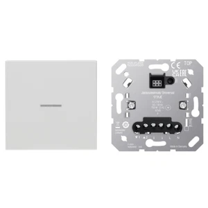 JUNG HOME Tastdimmer 1711DE Tastdimmer LED  BTLS17101WW Wippe Alpinweiß Serie LS - Bild 1 von 1