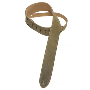 Levy’s Suede Guitar Strap 2” Green - Picture 1 of 1