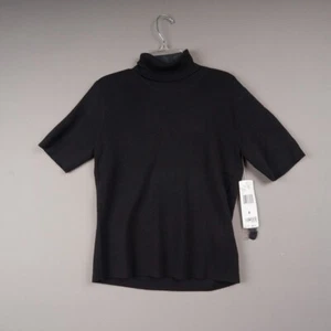 Maglione Jones New York donna taglia S girocollo 100% lana merino manica corta NUOVO - Foto 1 di 8