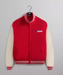 Kith X BMW Wyona Full Zip Sweater - Cinnabar Size L - Picture 1 of 1