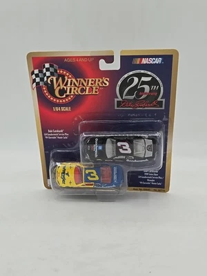 1999 Dale Earnhardt Sr #3 Monte Carlo Goodwrench Wrangler 2 car pack 1:64 25th - Image 1 of 4