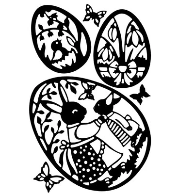 Ideen mit Herz Fustelle per punzonatura uova di Pasqua e farfalle 6 pezzi - Immagine 1 di 4