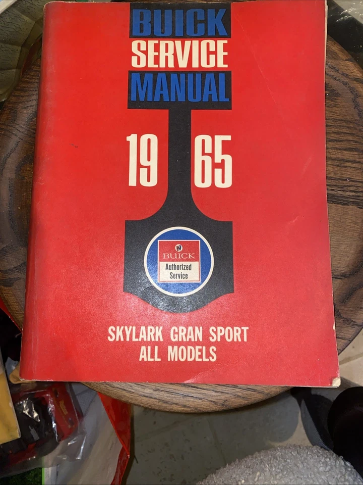 1965 Buick Manual de Serviço Skylark Gran Sport Todos os Modelos Loja Livro de Reparo Vintage - Imagem 1 de 4