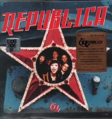 Republica Self-Titled LP vinyl Europe Music On Vinyl 2021 blue vinyl RSD release - Bild 1 von 4