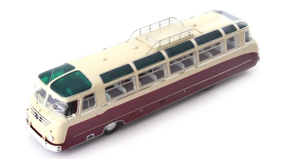 AUTOCULT ATC10010 KRAUS - MAFFEI AUTOBUS KML 110 GERMANY 1959 - RED IVORY - 1/43