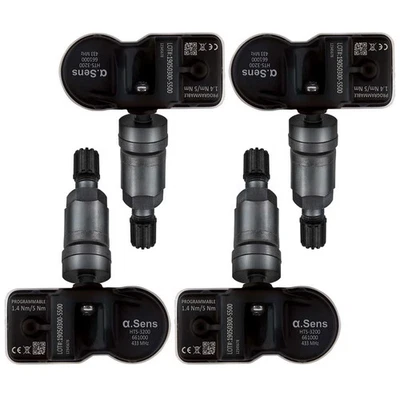 4 TPMS Sensors anthrazit for Mercedes-Benz A AMG GT B C CLA CLC CLK CLS E EQC EQ - Image 1 of 4