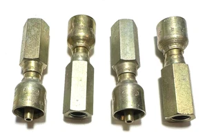 4 Parker 1/4" Female NPT to 1/4" Hose Swivel  Hydraulic Fittings 1S243-4-4 - Picture 1 of 1