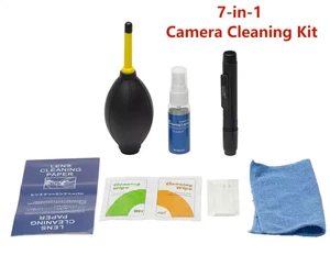 Camera Lens Cleaning Kit Complete Set Of 7-in-1 Lens Cleaning Accessories - Picture 1 of 3
