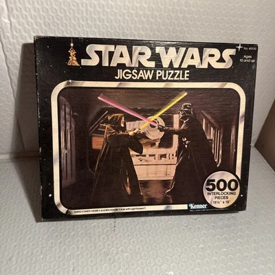 Rompecabezas Kenner 500 piezas Star Wars 1977 Darth Vader vs Obi-Wan NUEVO SELLADO de colección Foto 1 de 4