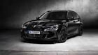 BMW M3 Competition Touring 2022 noire haute résolution décoration murale impression affiche photo