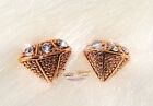 Tiny Rose Gold Stud Fashion Earring for Babies Infant Girls Jewellery