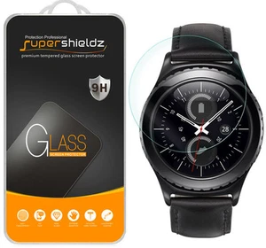 2X Supershieldz Tempered Glass Screen Protector for Samsung Gear S2 Classic - Picture 1 of 5
