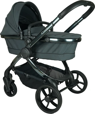 iCandy Peach 7 Single Pushchair Stroller Pram Carrycot Phantom Dark Grey New - Image 1 of 4