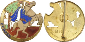 Corps de Spahis de l’OUDJAK, pastille gravée DRAGO PARIS NICE, D.Ber.Dép (5103) - Imagen 1 de 1