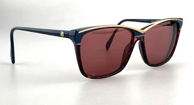 Vintage Zeiss W. Germany Glasses Frame Only mod. 3232 8200 Tortoise Blue 80's - Image 1 of 4