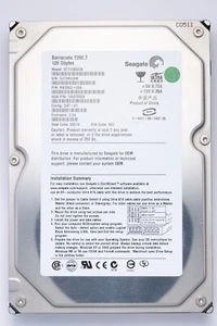 Seagate Barracuda 120GB IDE Desktop Hard Drive Model ST3120022A P/N 9W2002-004 - Picture 1 of 2