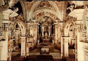 Kirchen Bauwerk Motiv-AK Kirche Innen-Kloster Neustift b. Brixen Südtirol Italy - Bild 1 von 2