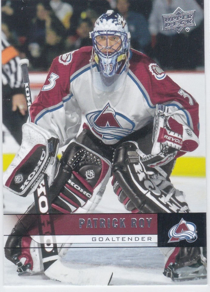 19/20 UD..PATRICK ROY..30 YEARS OF UPPER DECK INSERT..CARD # UD30-17..AVALANCHE - Image 1 of 1
