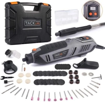 TACKLIFE RTD37AC Rotary Tool 200W with LCD display 64 Accessories Hot Performanc - Image 1 of 4