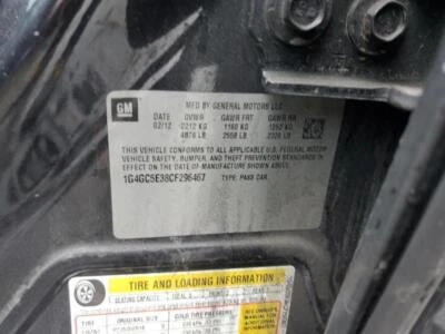 Medidor de velocímetro usado se adapta a: Buick Lacrosse 2012 MPH y KPH opt UMN sin híbrido Foto 1 de 4