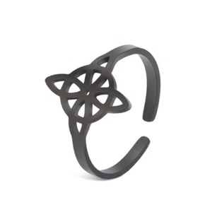 Adjustable Open Witches Knot Rings Jewelry Birthday Gift for Women - Afbeelding 1 van 9