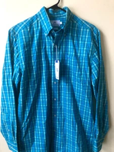 Southern Tide Men's Long Sleeve Button Down Shirt Blue Green Size Small NEW NWT - Picture 1 of 8