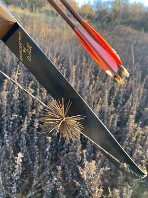 12 PCS BROWN Cat Whisker Rubber LEGS PUFF SPIDER BOW STRING SILENCERS Archery - Image 1 of 3