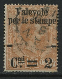 Italy 1890 overprinted Parcel Post 2 centemisi on 1.25 lire used - Picture 1 of 1