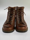 LONE WOLF Boots Carpenter Leather F01615 Brown Size US 8