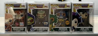 Funko Pop Masters of The Universe Juego de 4 Lote con Protectores Chase Skeletor Foto 1 de 4