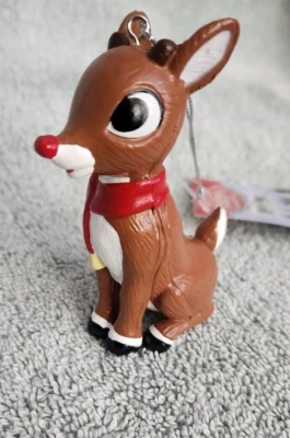 Kurt Adler Rudolph W Bufanda Adornos RU1224 NUEVO CON ETIQUETAS Foto 1 de 3