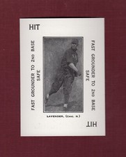 JIMMY LAVENDER, Cubs ~ 1914 Polo Grounds Game card WG4 | 1973 TCMA Reprint A
