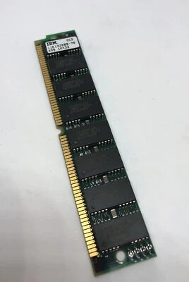 IBM 4MB 1Mx32 RAM Module 11D1320BA-70 BD SIMM Memory 11D1320BD 27H5199 172707 - Image 1 of 4