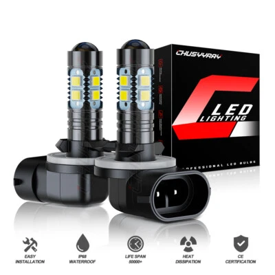 2 bombillas LED súper brillantes para Polaris Ranger Crew 570: 2014-2020 delanteras Foto 1 de 4