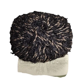 11 Nisqually Tweed Yarn Black & Brown Wool/Mohair Blend New Zealand 50g Balls - Picture 1 of 4