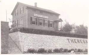 RPPC Theresa, WI - Solomon Juneau's Homestead, Founder of Theresa, 1847 - Picture 1 of 2