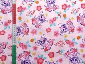 Disney's Lilo & Stitch Angel Dressmaking Seersucker Cotton Fabric - Picture 1 of 1