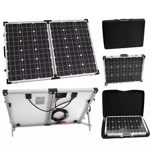100W 12V folding solar panel charging kit for caravan motorhome campervan boat - Picture 1 of 6