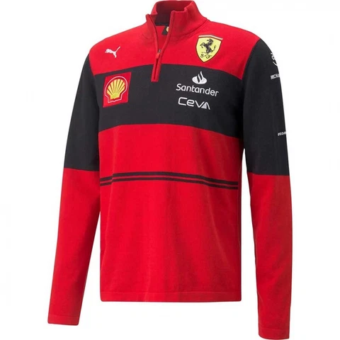 Scuderia Ferrari Team 1/4 Zip Sweater 2022 Cover