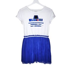 Disney Parks Star Wars R2-D2 Droid Tutu Dress Costume Girls Size XL/14 #3116