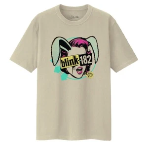 Blink 182 T-Shirt Blind Date Rock Official New Beige - Picture 1 of 4
