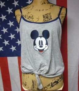 MICKEY MOUSE girls XL cartoon size 15-17 spaghetti straps Walt Disney embroidery - Picture 1 of 3