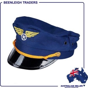 Pilot \u0026 Stewardess Costume Caps for 