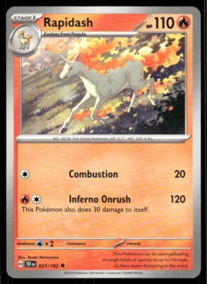 SV05: Temporal Forces #027/162 Rapidash - Image 1 of 2
